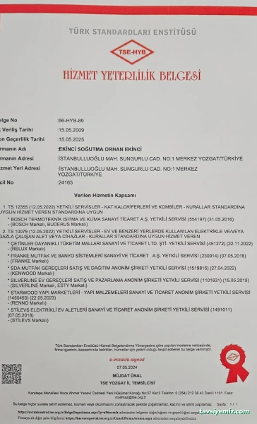 Ekinci Isıtma Ve Soğutma Kombi Servis ( Bosch Buderus )