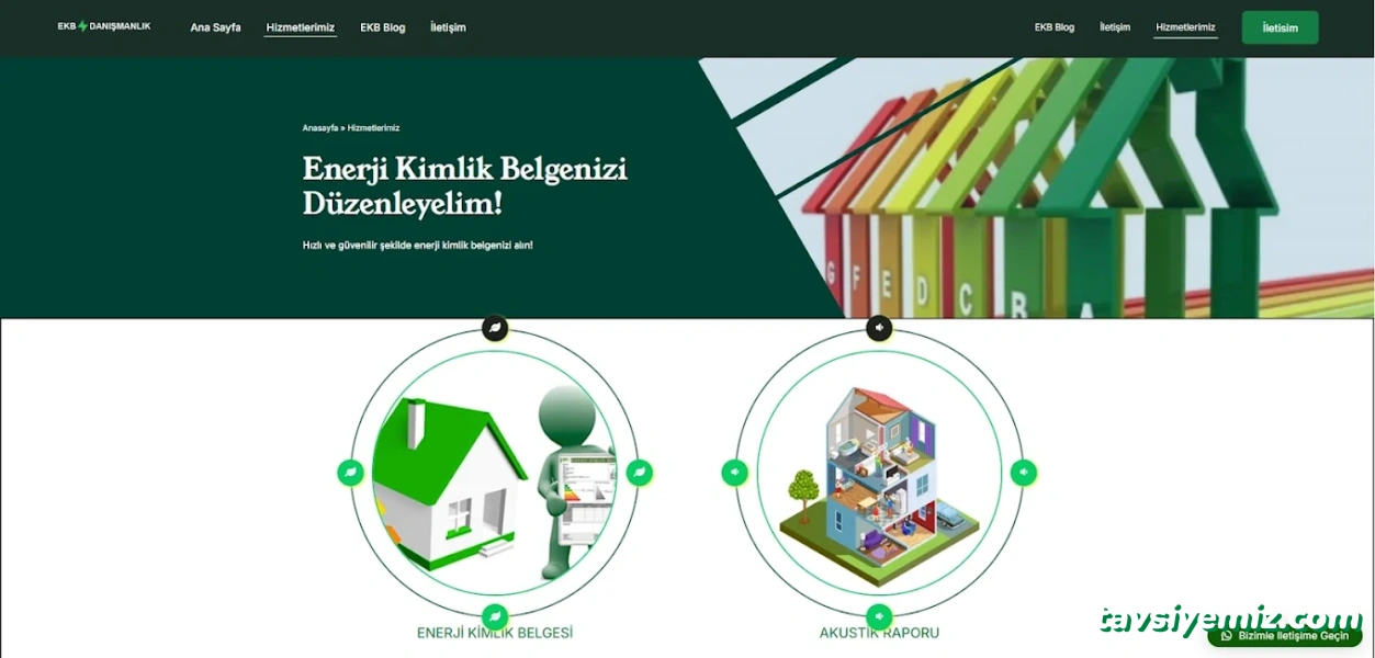 Enerji Kimlik Belgesi Danışmanlık Ekb