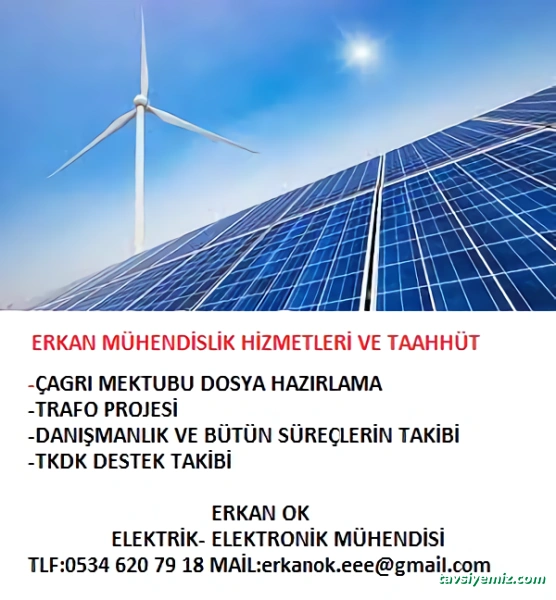 Erkan Mühendislik Elektrik Proje Taahhüt