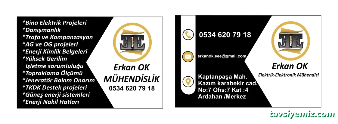 Erkan Mühendislik Elektrik Proje Taahhüt