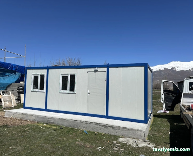 Erzincan Konteyner Prefabrik Çelik Yapı