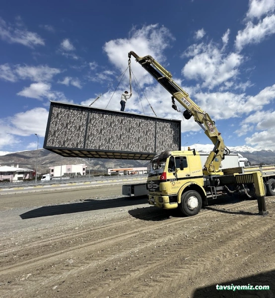 Erzincan Konteyner Prefabrik Çelik Yapı