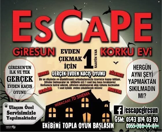 Escape Giresun Korku Evi