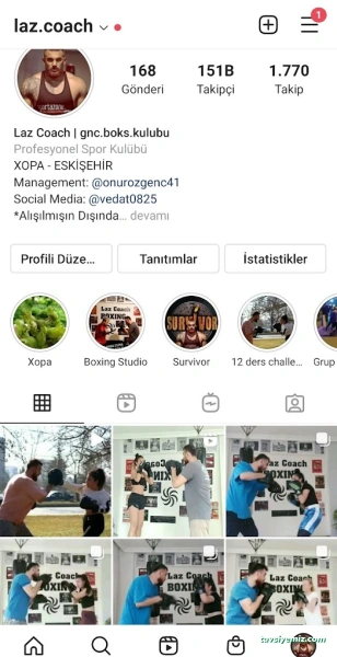 Eskişehir Boks - Kickboks (Laz Coach Boxing) Stüdyo Ve Spor Salonu