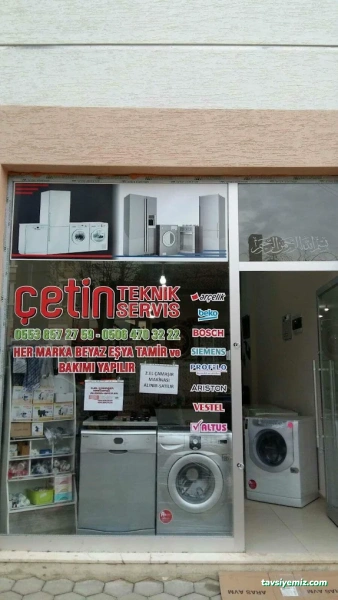 Eskişehir Çetin Beyaz Eşya Servisi