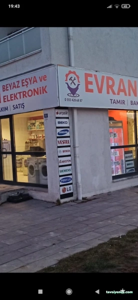 Evran Beyaz Eşya Servisi Ve Elektronik Tamir Bakım