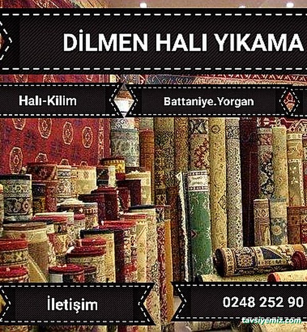 Burdur Dilmen Halı Yıkama