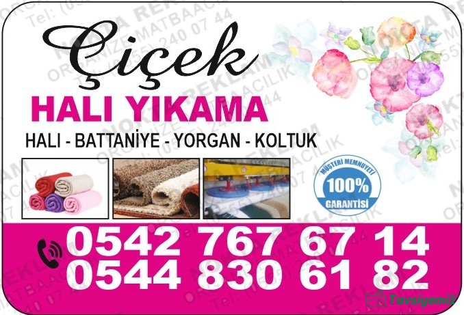 Çiçek Halı Yıkama