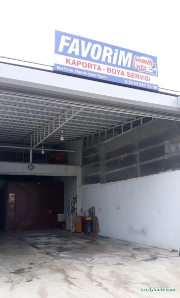 Favorim Semih Usta Oto Kaporta Boya Servisi
