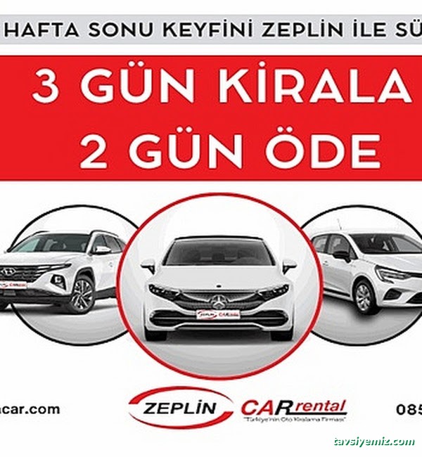 Zeplin Car Rental | Kastamonu Kurumsal Araç Kiralama