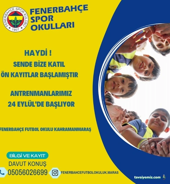 Fenerbahçe Futbol Okulu Kahramanmaraş