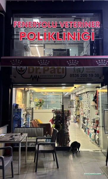 Feneryolu Veteriner Polikliniği - Dr. Pati - Kadıköy Kızıltoprak 24 Saat Açık Acil Nöbetçi Veteriner Kliniği