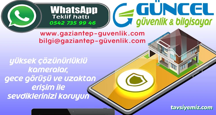 Gaziantep Alarm & Kamera Sistemleri