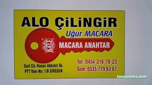 Giresun Macara Anahtar