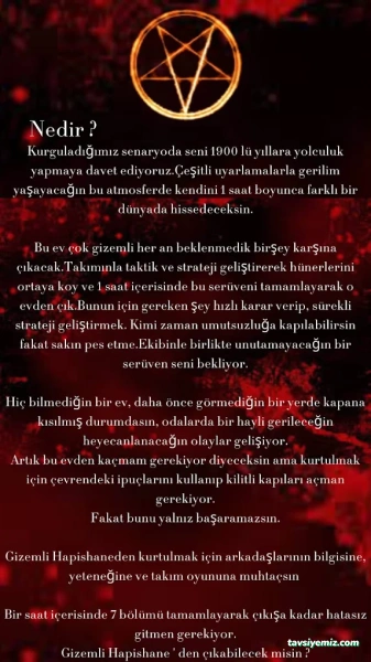 Gizemli Hapishane Korku Evi