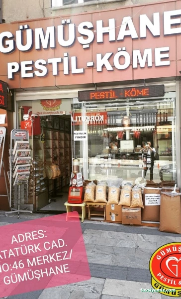 Gümüşhane Pestil Ve Köme Satış Mağazası