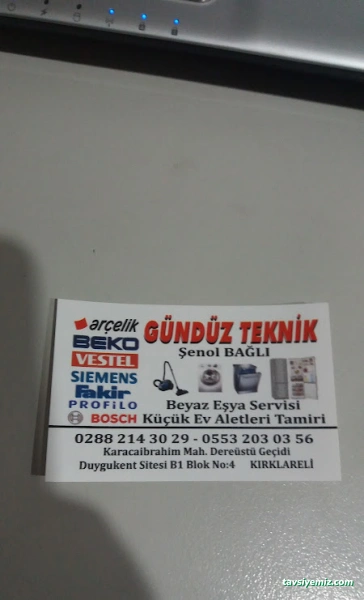 Gündüz Teknik Tamir Servisi