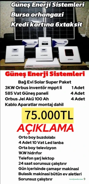 Güneş Enerji Sistemleri Köseoğlu Ticaret