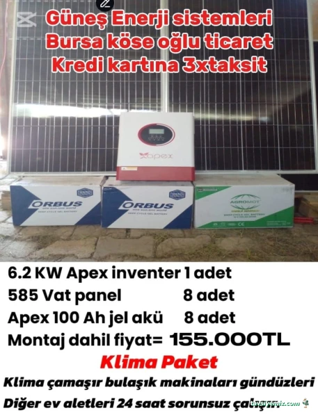 Güneş Enerji Sistemleri Köseoğlu Ticaret