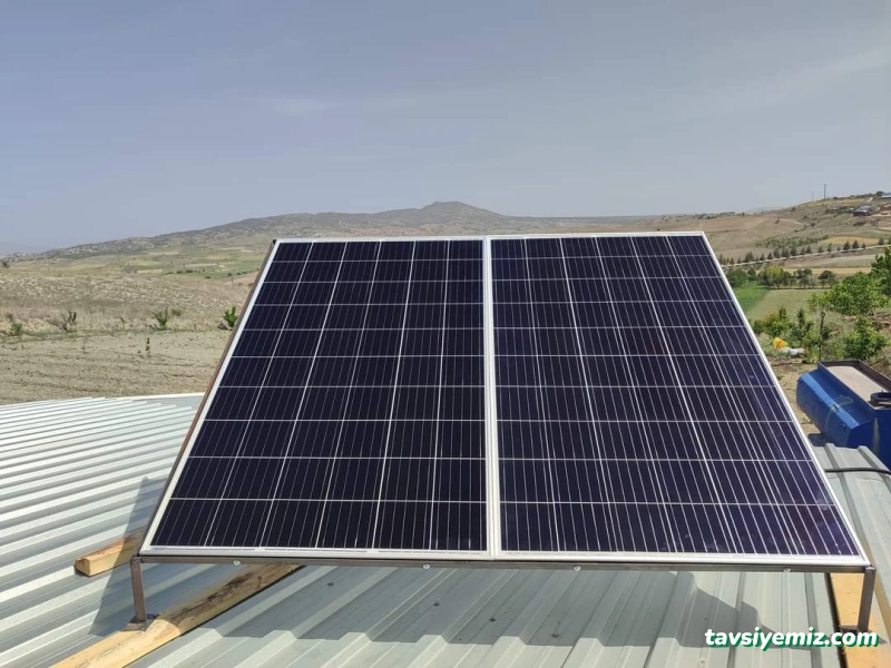 Güneş Enerjisinden Elektrik Üretimi, Güneş Paneli, Solar İnverer, Jel Akü, Kayacan Enerji