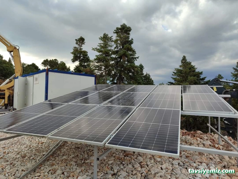 Güneş Enerjisinden Elektrik Üretimi, Güneş Paneli, Solar İnverer, Jel Akü, Kayacan Enerji