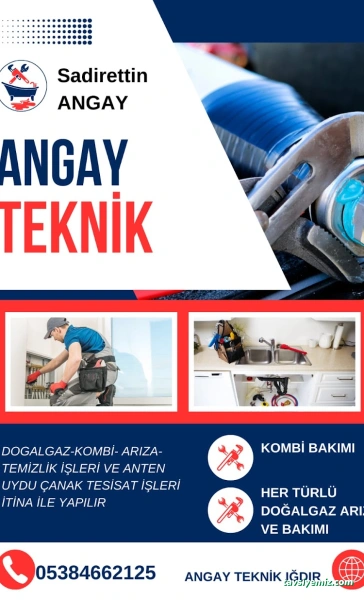 Iğdır Kombi Uydu Çanak Ayarlama Sevisi Angay Teknik