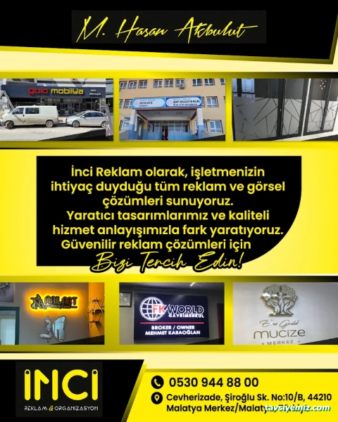 İnci Reklam Tabela Matbaa
