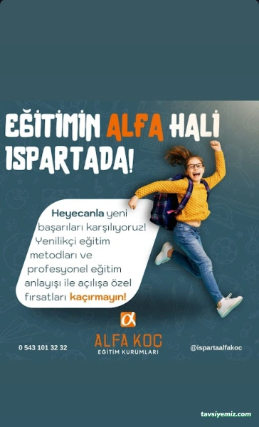 Isparta Alfa Koç Eğitim Kurumları