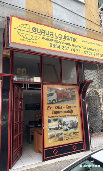 İzmir Gurur Lojistik Ev /Ofis Taşımacılığı