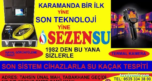 Karaman Tıkanık Açma Merkezi Sezen Su