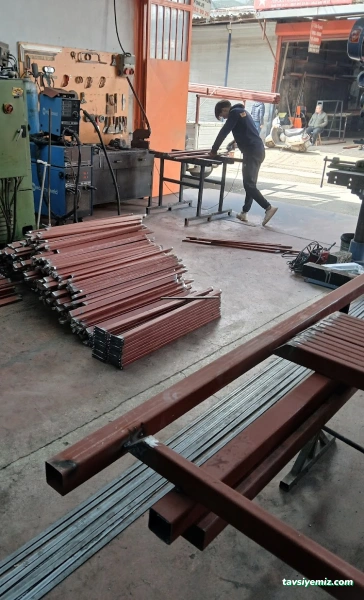 Kayra Demir Dograma Çelik Çatı Ferforje Korkuluk