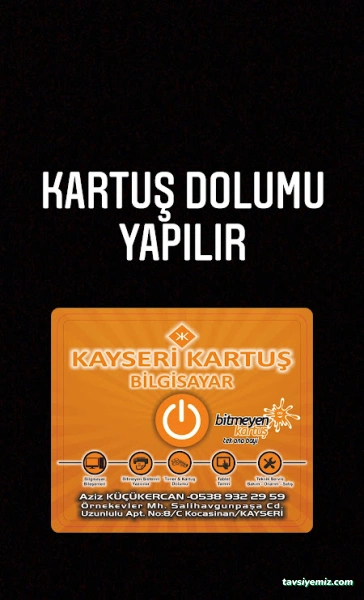 Kayseri Kartuş Bilgisayar