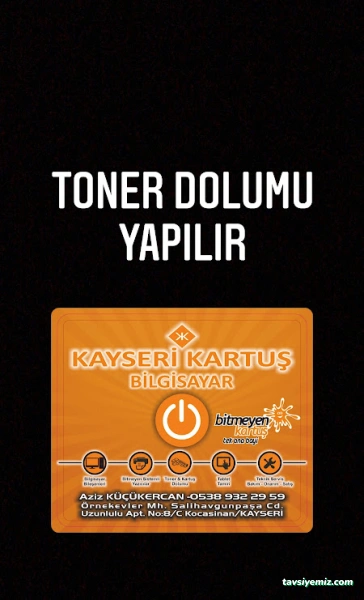Kayseri Kartuş Bilgisayar