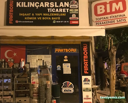 Kılınçarslan Ticaret İnşaat Ve Yapı Malzemeleri