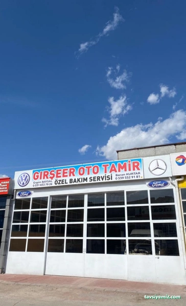 Kırşehir Oto (Gırşeer Oto) Tamir Ve Bakım Servisi