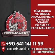 Korkmaz Garage Oto Tamir Ve Bakım Servisi - Tekirdağ Araç Bakım Ve Onarımı