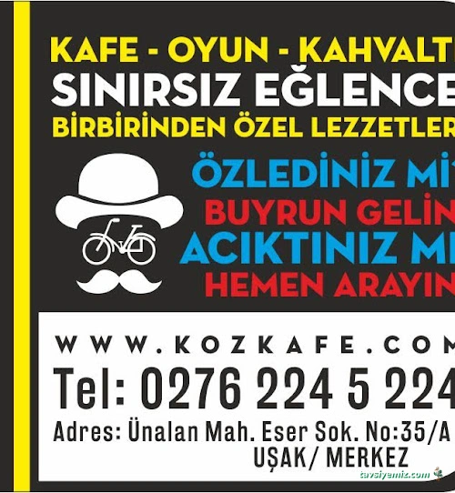 Köz Kafe & Kahvaltı & Oyun & Nargile Salonu