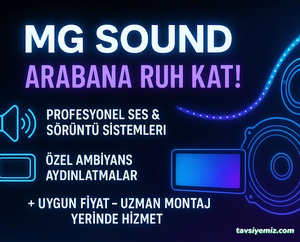 Kütahya Da Ses Sistemi Mg Sound Araç Müzik Multimedya Ve Takip Sistemi