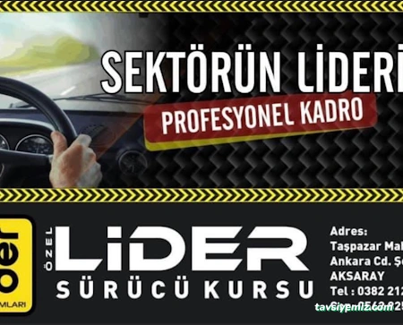 Lider Sürücü Kursu