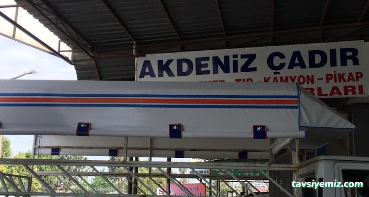 Mersin Akdeniz Çadırcılık Branda Hal Bayi (Mersin Tente Branda Çadır)