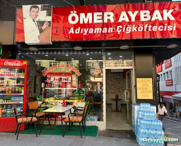 Meşhur Adıyaman Çiğköftecisi Ömer Aybak Çarşı Merkez Amasya
