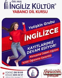 Muş İngiliz Kültür Yabancı Dil Kursu