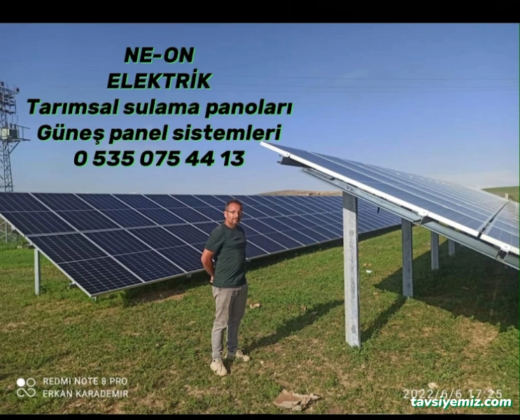 Neon Elektrik (Güneş Paneli Tarımsal Sulama Elektriği )