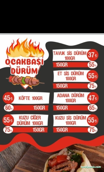 Ocakbaşı Dürüm