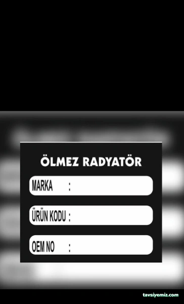 Ölmez Radyatör