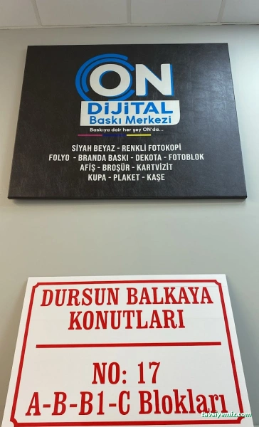 On | Dijital Baskı Merkezi I Sakarya Fotokopi Baskı