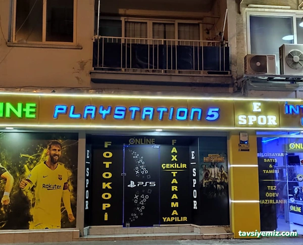 Online İnternet Playstation Cafe