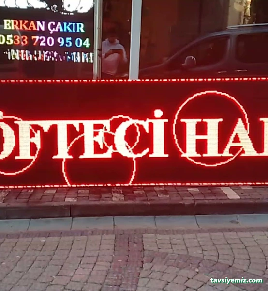 Ordu Işıklı Led Tabela