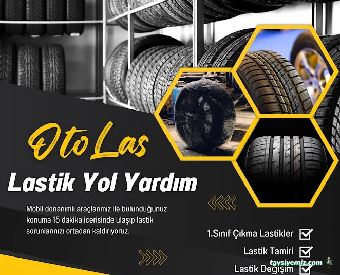 Otolas Lastik Yol Yardım 7/24 - Otoban Lastikçi, En Yakın Lastikçi