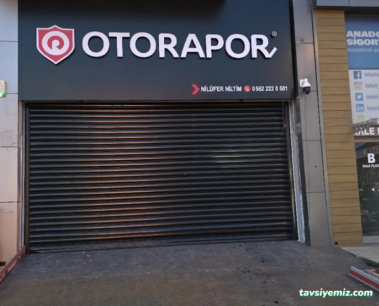 Otorapor Bursa Nilüfer Küçük Sanayi Oto Ekspertiz